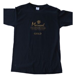 Yazbek Men Medium Marival Vacation‎ Club Riviera Nayarit Black T-Shirt